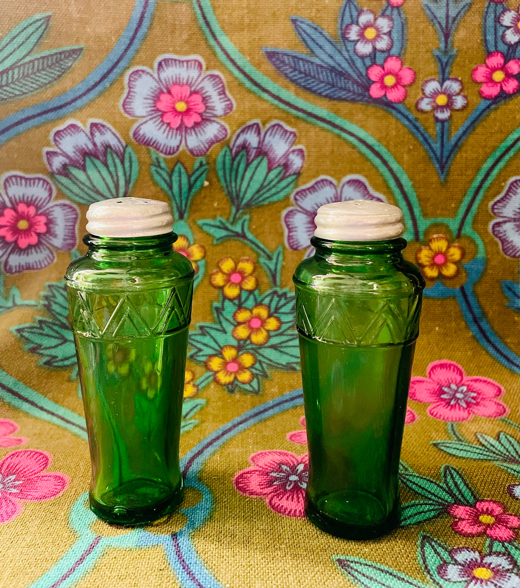 Green Salt & Pepper Shaker