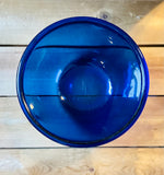 Blue Glass Mixing Bowl